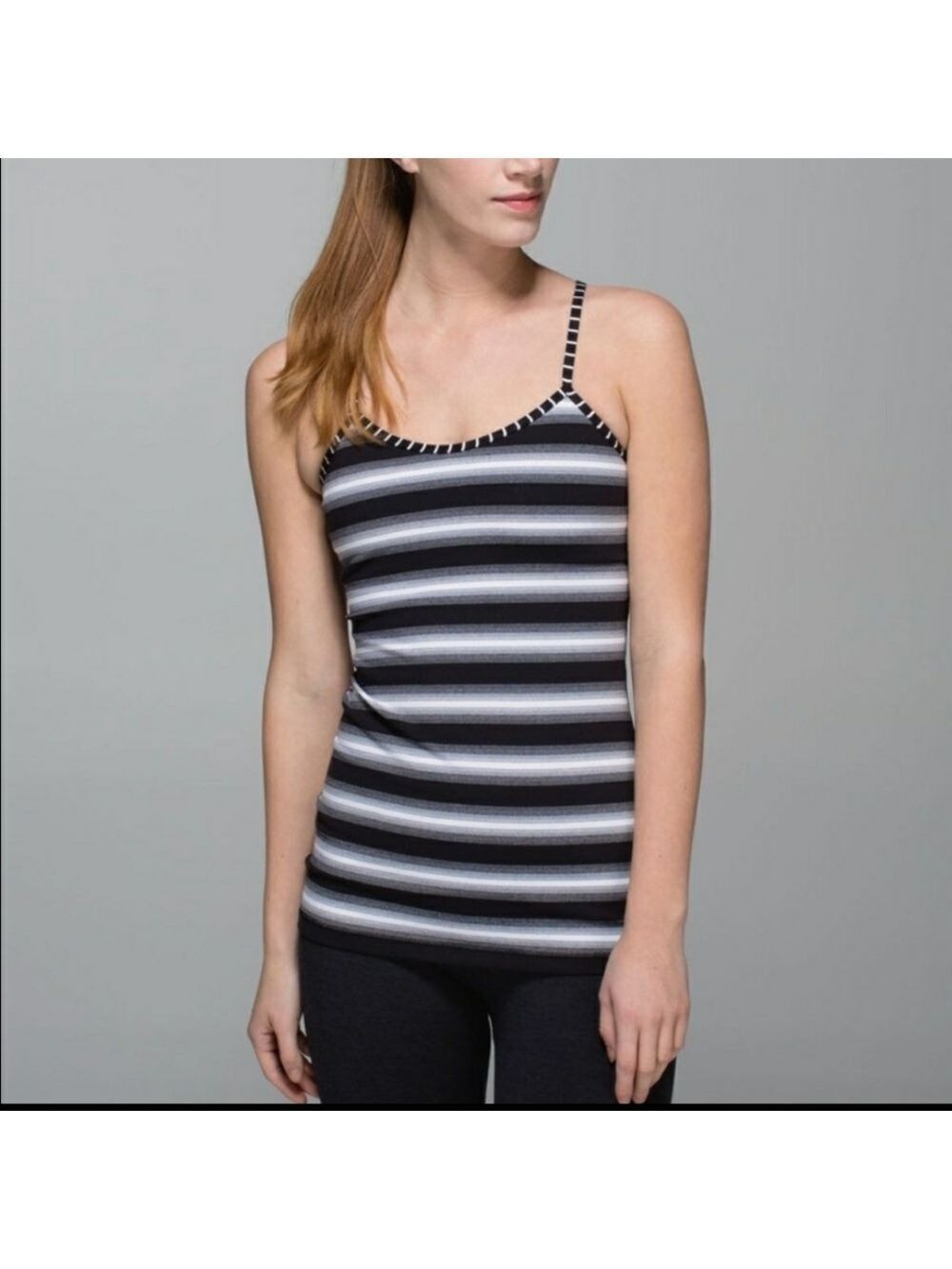 Lululemon Power Y Tank Large Capilano Stripe